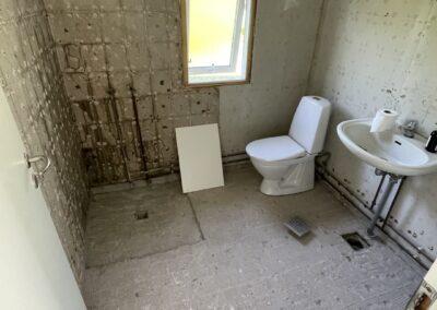 Totalrenovering af hus i Nordsjælland.